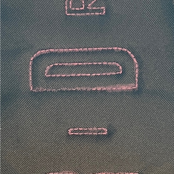 Jordan Backpack in Black with Pink Logo - Picture 7 of 14